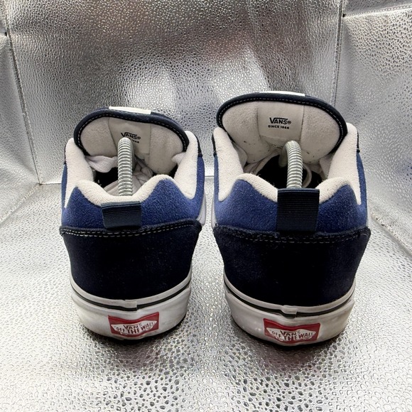 Size 10.5M/12W Vans Off‎ The Wall Navy Blue Unisex Casual Sneakers 721356 main image 10